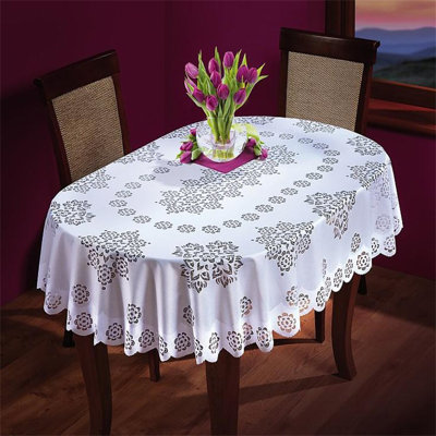 Feinstein Polyester Geometric Doily