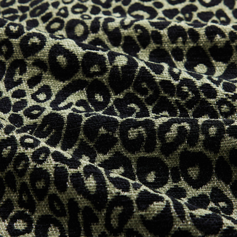 Canapé Comfy Chenille Leopard, Vert