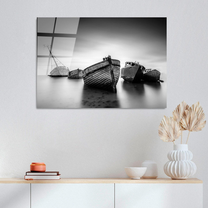 Élégante peinture décorative en verre trempé de 19,7 po x 27,6 po | 100% verre trempé, épaisseur: 0,16 pouce | Parfait pour la décoration intérieure, le salon et le bureau | Superbe œuvre d'art avec une esthétique moderne