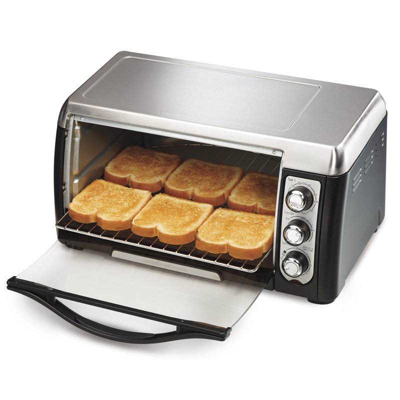 Hamilton Beach® ensemble 6 Slice Toaster Oven, Black