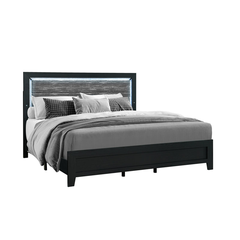 King Bed With Led