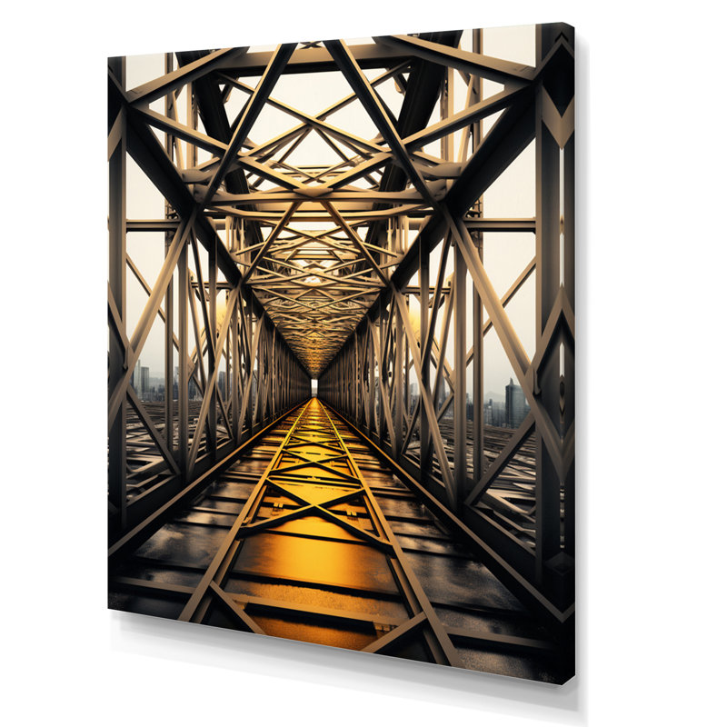 Impression sur toile Bowdens Power Plants Powerful Energies IV, H 40 po x l 30 po x P 1,5 po, Toile tendue