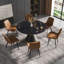 Ensemble de table de salle à manger 6 pièces avec chaises en similicuir, ensemble de salle à manger 7 pièces-738815744-754246000-754246015
