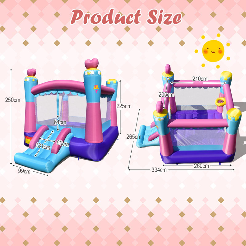Freeport Park Dwain Fabric Inflatables with Carrying Case
