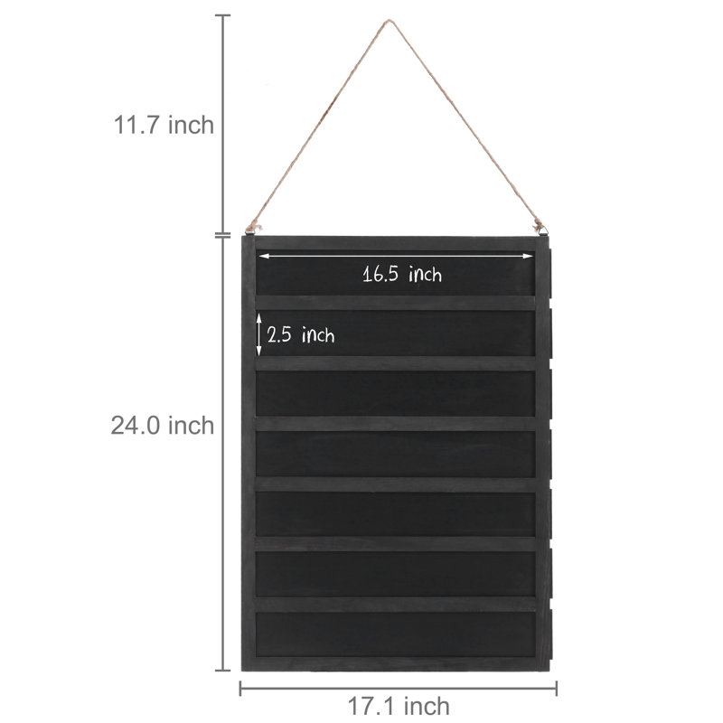 Wall Mounted Restaurant Menu Chalkboard 
