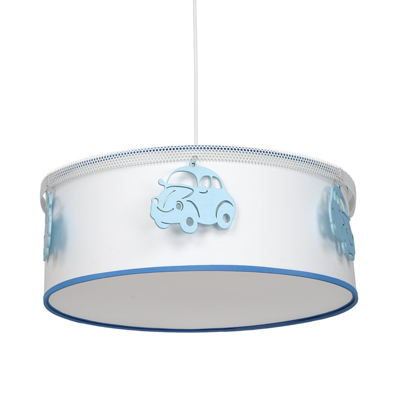 Dicha 1 - Light Blue Drum Pendant