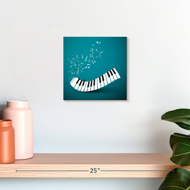 Abarca Piano Keyboard Notes, 10" H x 10" W