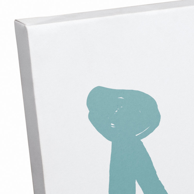 Art sur toile little prince Brewer, H 20 po x l 16 po x P 1,25 po, Bleu sarcelle