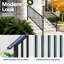 6-Step Black Oval Alloy Steel Exterior Railing Kit (2-pack)-117195852