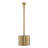 Lra Desk Lamp, Rotating Arm, LED Light System, Antique Brass 17 Inch-118778056