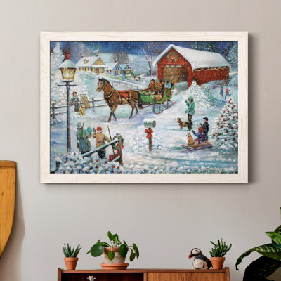 " Sleigh Ride " Painting Print