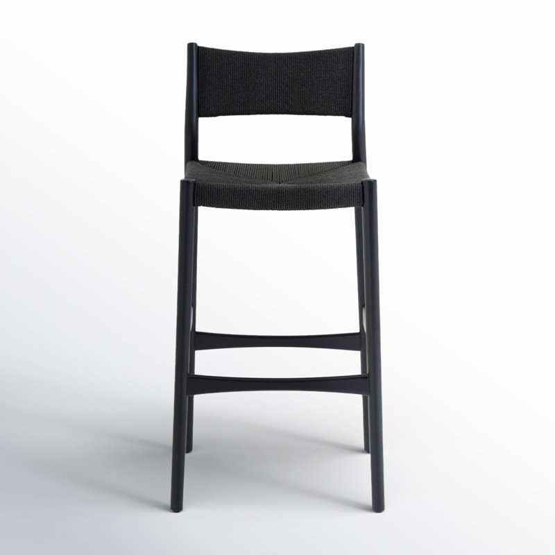 Buffolino Counter Stool, Bar Stool (30" Seat Height), Black