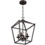 Luminaire suspendu géométrique à 4 lumières Dobson-565781047