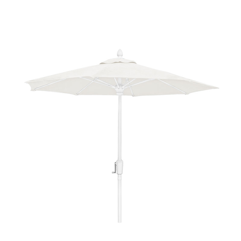 Parasol de marché, Blanc, Blanc