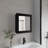 Black Medicine Cabinet For Bathroom - 2 Shelves, Mirror, Wall Mounted, Modern, Particle Board, 18.6 X 5.7 20.5 Inches Mounted Bathroom, Modern Look,-302741601