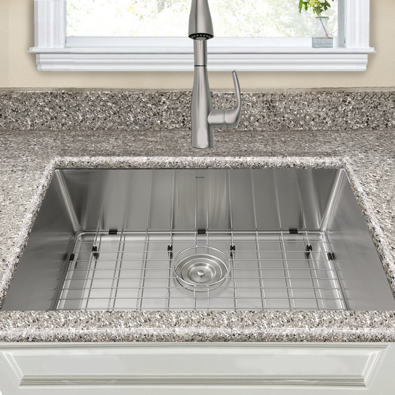 Pro Series 28'' L Stainless Steel Single Basin Kitchen Sink