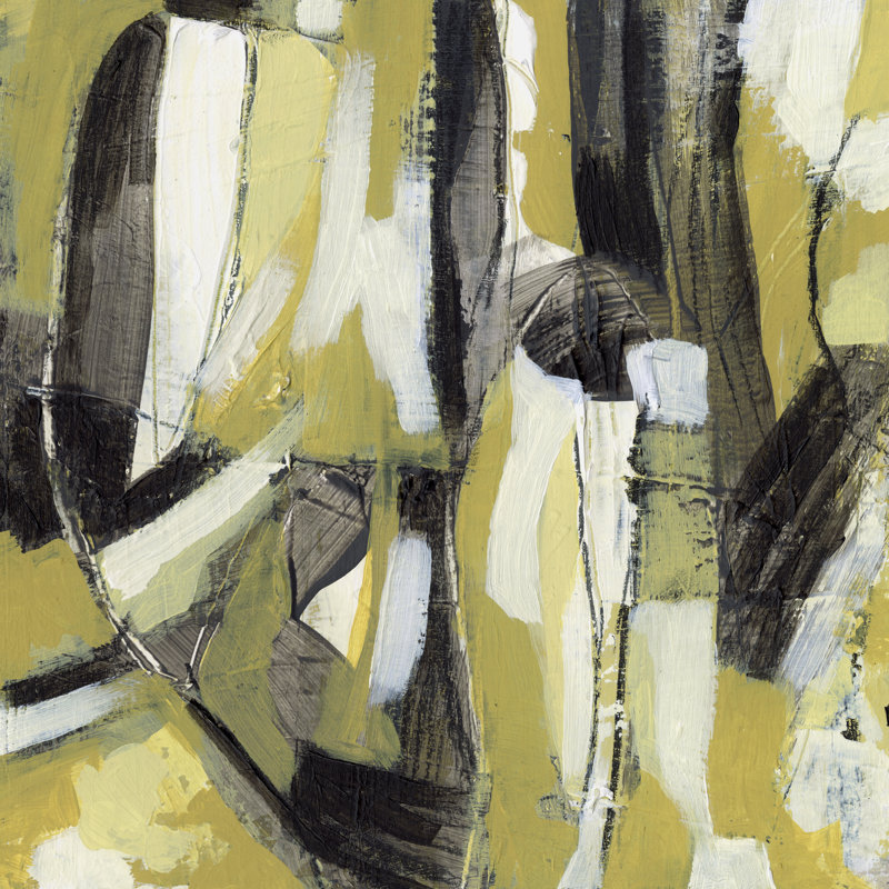 Citron Rhythm III by June Erica Vess - Wrapped Canvas Painting, 51cm H x 51cm W
