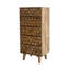 Covina Solid Wood 55 cm W Chest of 5 Drawers