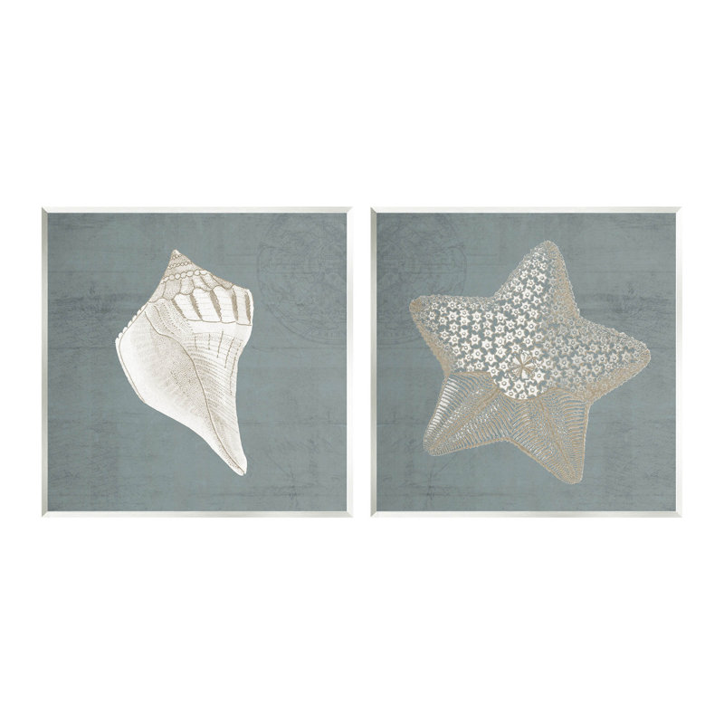 Ensemble de 2 plaques murales Sea Life