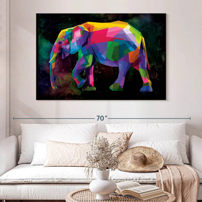 Éléphant géométrique
