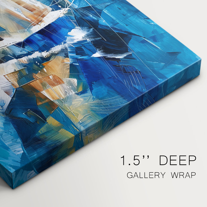 Sea and Shore Series XV - Ensemble de 3 toiles tendues avec châssis - Prêt à être accroché, H 12 po x l 8 po