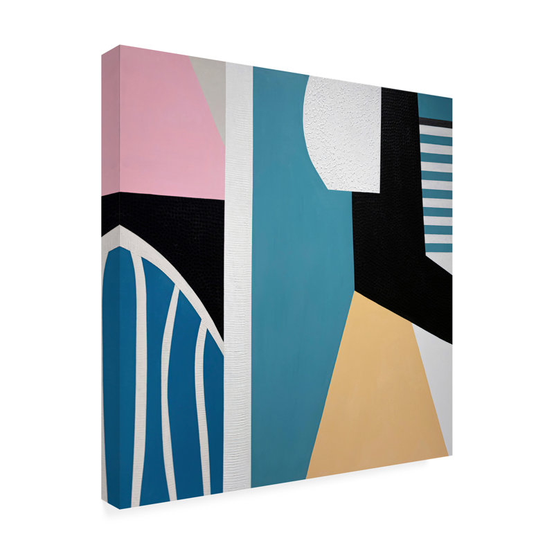 Art sur toile Sylvie Hamou, H 14 po x l 14 po x P 2 po