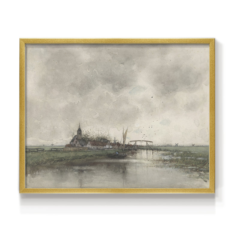Paysages rétro-CD XXXI-impression encadrée - réaménageable, H 11 po x l 14 po