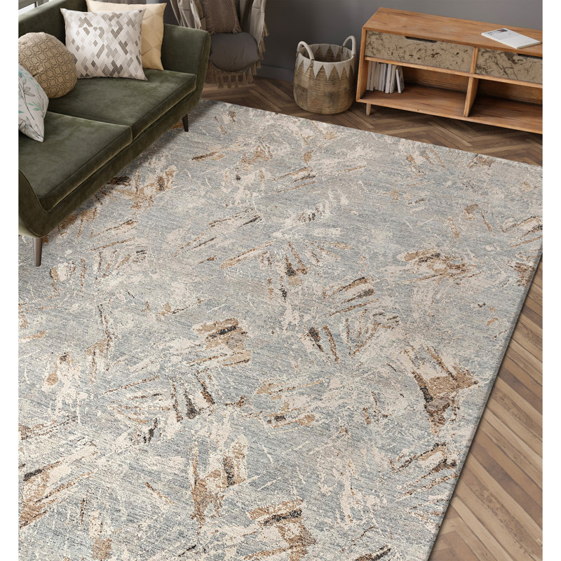Tapis rectangulaire noué à la main, Rectangle 9 pi x 12 pi