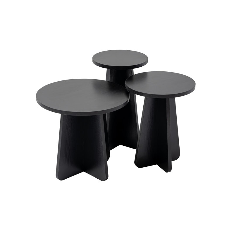 Nesting Table (3 Pieces), Black