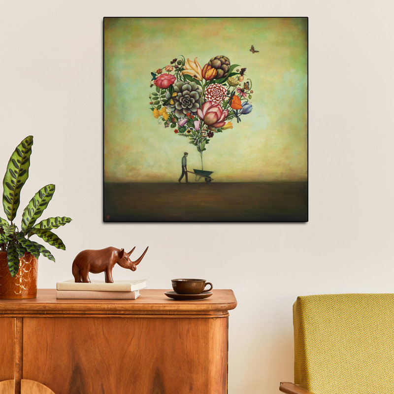 Reproduction d'art sur toile en métal «Stepreix» par Duy Huynh