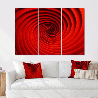 Bernardsville - ensemble de reproductions d'art abstrait spirales murales