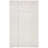 Meudon Natura Flat Weave Wool/Cotton Chevron Rug in Black/Ivory-1891809089