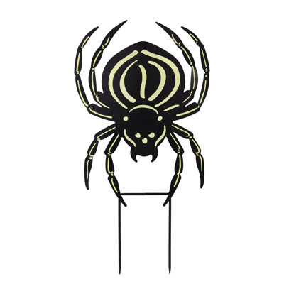 Piquet de jardin Halloween Spider Glow in the Dark