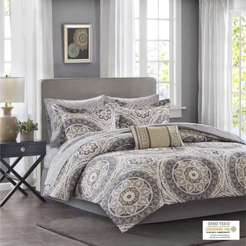 Serenity Comforter Set with Cotton Bed Sheets