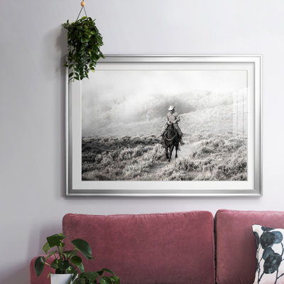 Cowboy, impression sur papier encadrée