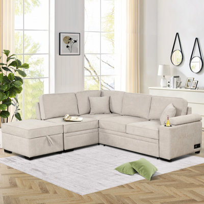 Upholstered 75.78 " Sofa Bed