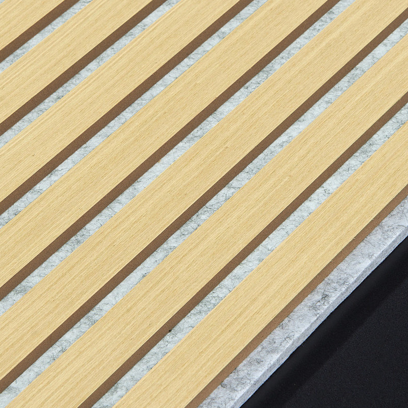 Accoustic wall panels 94.5"x12.6" Engineered Wood, Natural