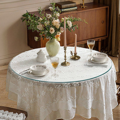 Size:18.11 Inch.Tempered Glass Table Top Round Transparent Table Surface Round Glass Table Top Round Glass Sheet.
