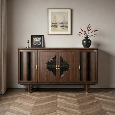 All-Solid Wood Kitchen Sideboard