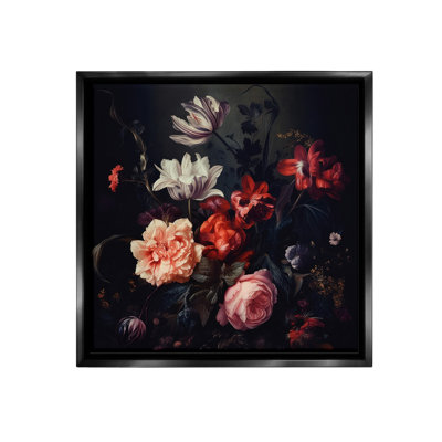 «Victorian Floral Elegance Floater Frame» par Lazar Studio sur