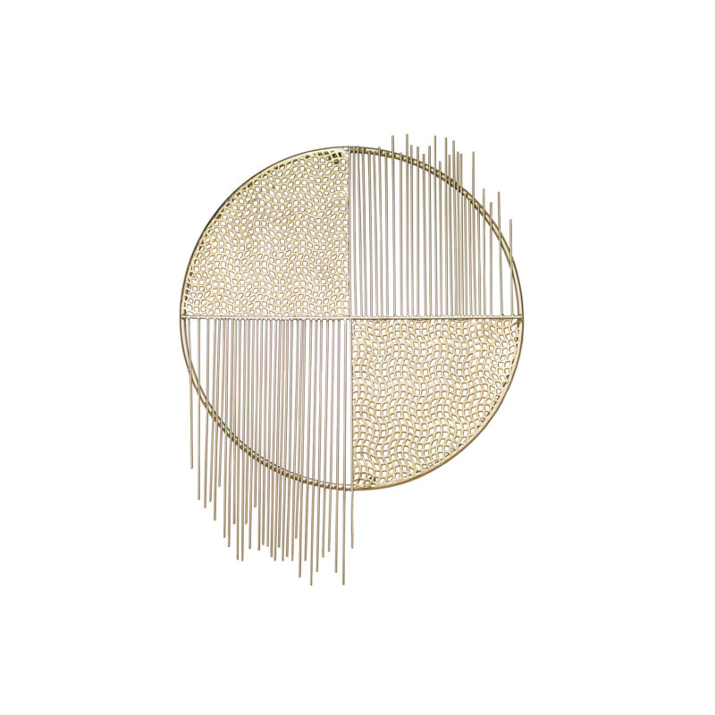 Handmade Glam Abstract Wall Decor on Metal