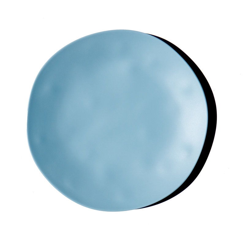 Assiette plate organique en mélamine NewWave - bleu - 10,5 po - ensemble de 6, Blue