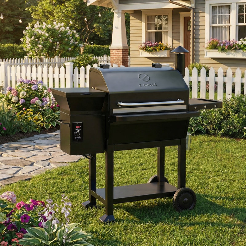 Z GRILLS Fumoir à granules de bois et fumoir 8-en-1 de 1056 po² noir