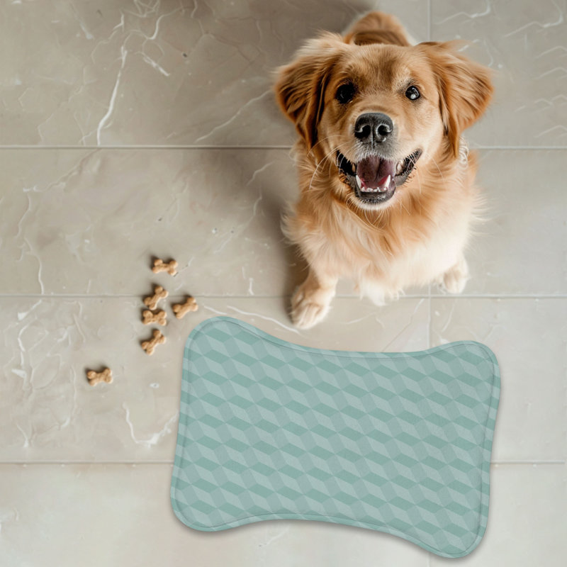 Retro Mode - 1 Piece Bone Shape Feeding Mat