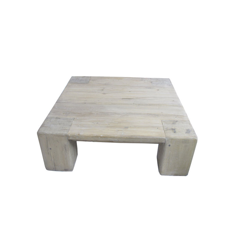 Table basse en bois massif