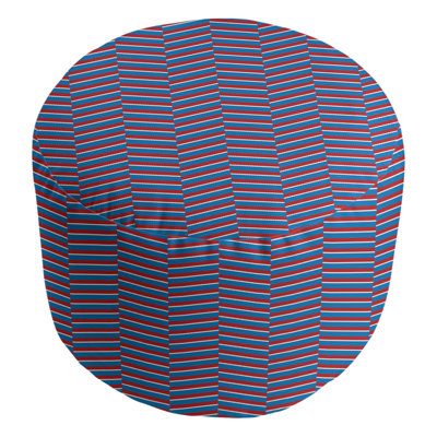 Pouf rond de 20,5 po de largeur