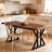 X-Shaped Design Kitchen Table,Dining Table,Computer Desk
