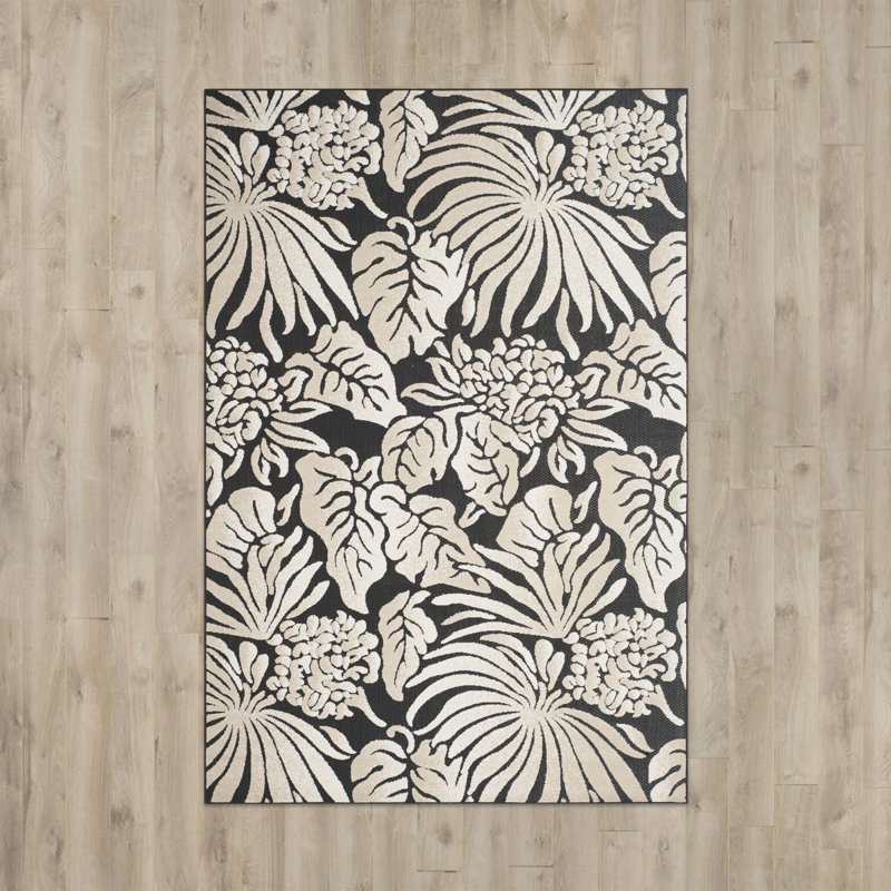 Tapis floral Forde Performance, Rectangle 6 pi 7 po x 9 pi 6 po