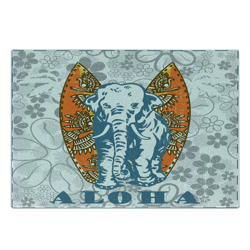 Planche à découper en verre trempé Ambesonne