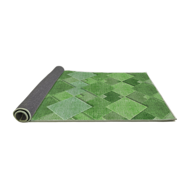 Geometric Indoor Rug, Round 3'